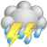 Wed - Isolated Thunderstorms