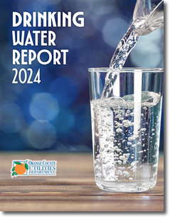 Photo of the drinking water report cover